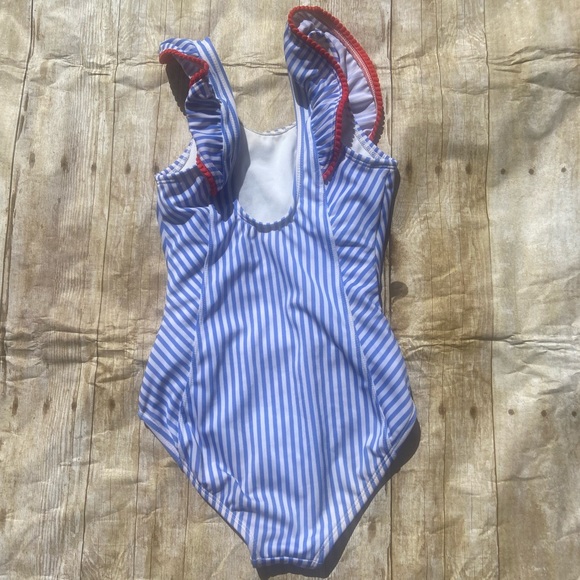 2/$20, 3/$24 Red white & blue 1-piece with ruffle detail - Picture 2 of 3